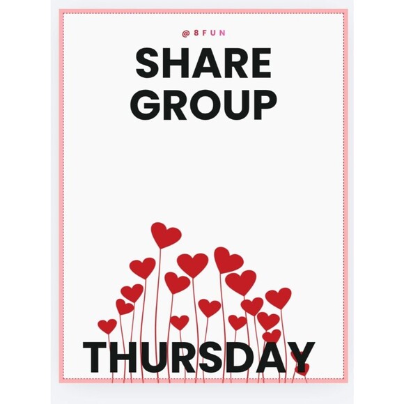 SHARE GROUP Other - 8/6/2026 Thursday Share Group daily 3x sharing is caring